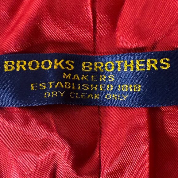 Brooks Brothers VINTAGE Red Wool Vest - Picture 2 of 9